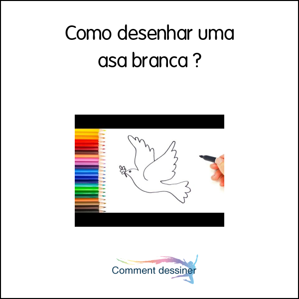 Como desenhar uma asa branca